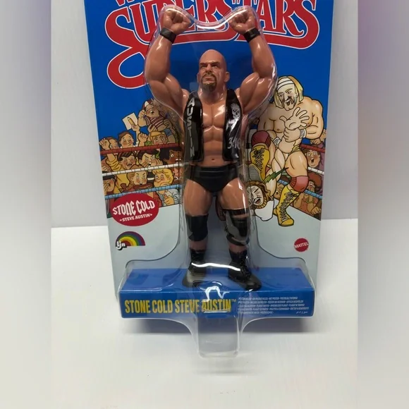 WWE LJN Superstars Stone Cold Steve Austin NEW Series 2 Target 2026 in Hand RARE - Picture 3 of 7